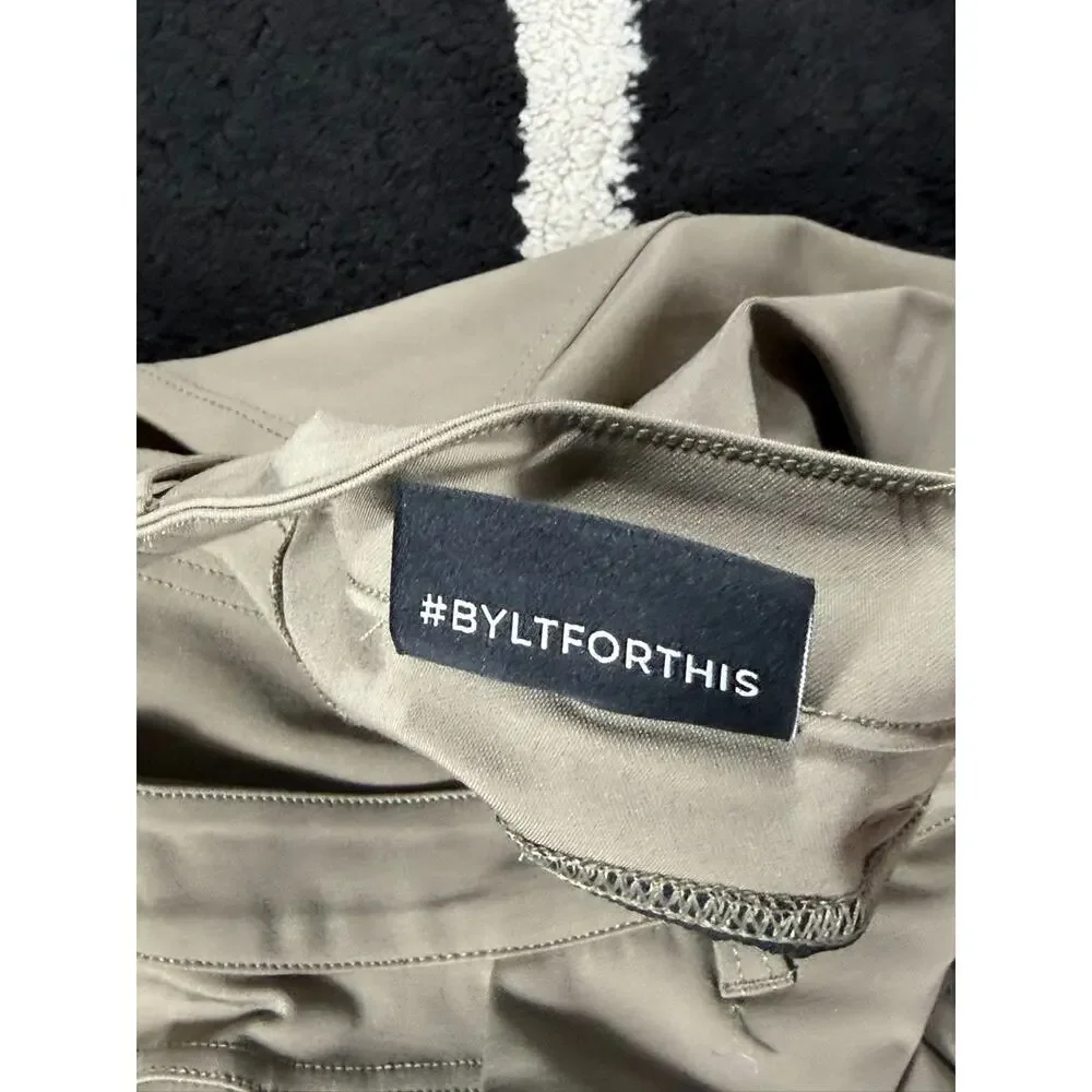 BYLT Pants Mens 34 Tall Taupe Everyday Pant Stretch Travel Golf Casual